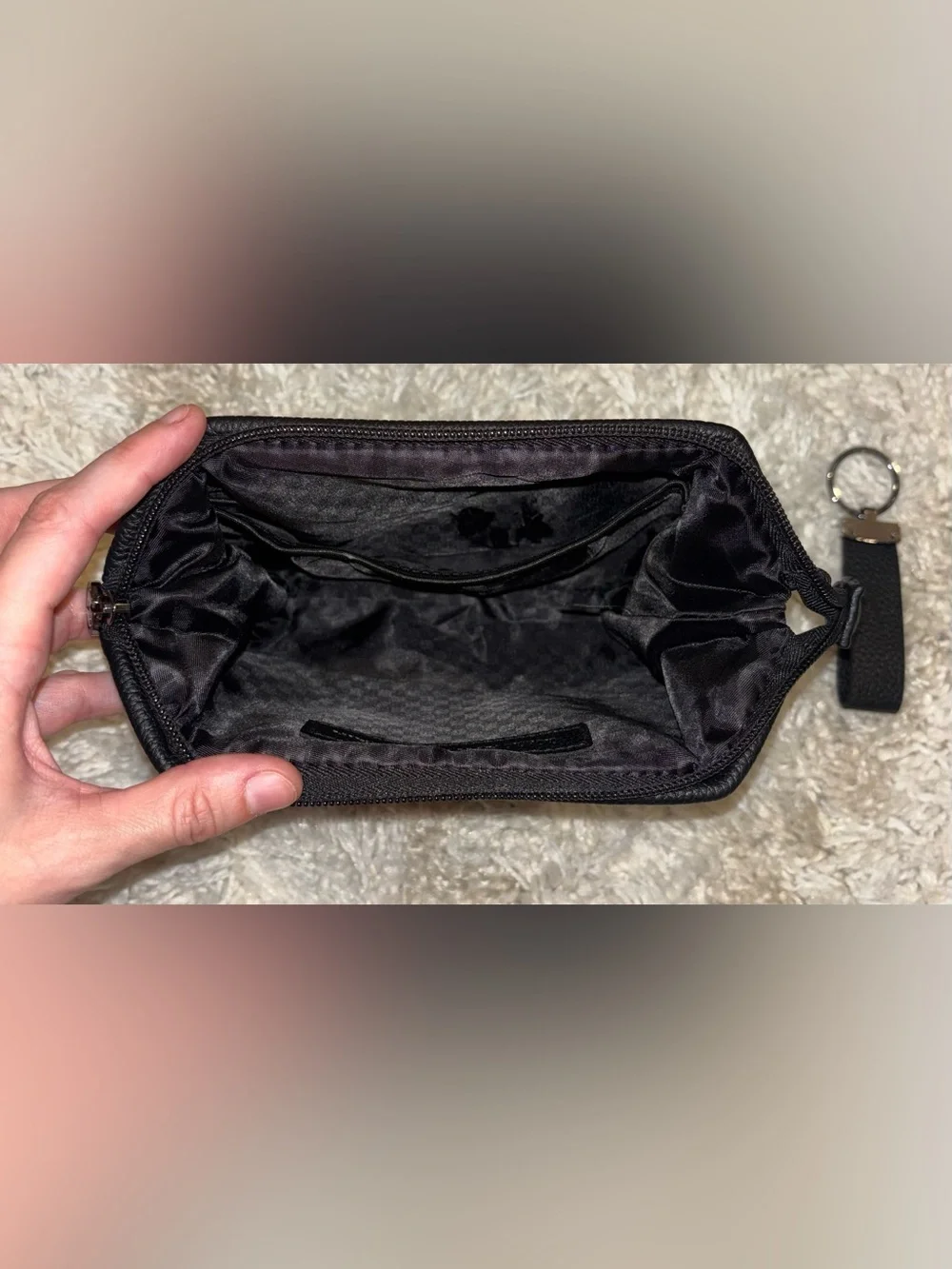 Giorgio Armani Business Class Amenity bag w/ Key Chain